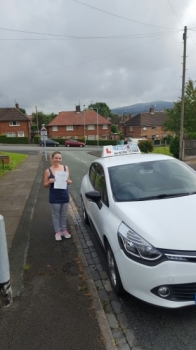 A big congratulations to Harriet Edwards for passing her driving test today First time and with just 5 driver faults <br />
<br />
Well done Harriet - safe driving