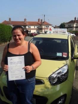 Congratulations Harriet on passing your driving test I know what an ordeal this was for you but you conquered your nerves well done