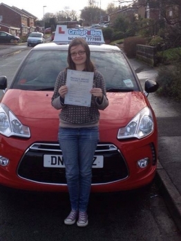 A big well done to Hayley for passing your driving test today and with just 2 driver faults Well done Hayley Safe driving