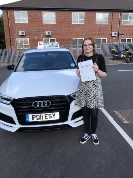 A big congratulations to Beth Mountford, who has passed her driving test today at Newcastle Driving Test Centre.<br />
First attempt and with just 2 driver faults.<br />
Well done Beth- safe driving from all at Craig Polles Instructor Training and Driving School. 🙂🚗<br />
Instructor-Craig Polles