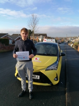 A big congratulations to Jake Marsh, who passed his driving test today at Cobridge Driving Test Centre. First attempt and with just 5 driver faults.<br />
Well done Jake- safe driving from all at Craig Polles Instructor Training and Driving School. 🙂🚗<br />
Instructor-Bradley Peach