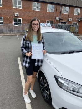 A big congratulations to Alicia Meakin. Alicia passed her driving test today at Newcastle Driving Test Centre, with just 3 driver faults.<br />
Well done Alicia- safe driving from all at Craig Polles Instructor Training and Driving School. 🙂🚗<br />
Instructor-Gareth Butler