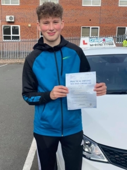 A big congratulations to Owen Bates. Owen passed his driving test at Newcastle Driving Test Centre. First attempt and with just 3 driver faults.<br />
Well done Owen- safe driving from all at Craig Polles Instructor Training and Driving School. 🙂🚗<br />
Driving instructor-Gareth Butler