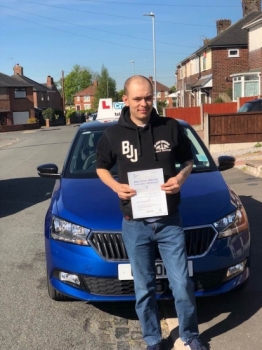 A big congratulations to Jake Ware, who has passed his driving test today at Cobridge Driving Test Centre, on his First attempt and with just 4 driver faults.<br />
Well done Jake- safe driving from all at Craig Polles Instructor Training and Driving School. 🙂🚗<br />
Instructor-Stephen Cope