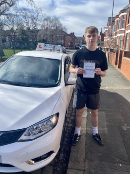 A big congratulations to Will Gregory. Will passed his driving test at Crewe Driving Test Centre. First time and with just 5 driver faults.<br />
Well done Will - safe driving from all at Craig Polles Instructor Training and Driving School. 🙂🚗<br />
Driving instructor-Gareth Butler