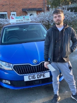 A big congratulations to James Darlington.🥳 <br />
James passed his driving test today at Crewe Driving Test Centre. First attempt and with just 4 driver faults.<br />
Well done James - safe driving from all at Craig Polles Instructor Training and Driving School. 🙂🚗<br />
Driving instructor-Stephen Cope