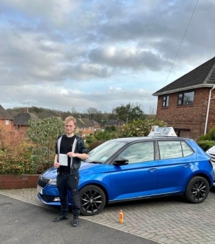 A big congratulations to Joshua Rowlands.🥳 <br />
Joshua passed his driving test today at Cobridge Driving Test Centre. First attempt and with just 3 driver faults.<br />
Well done Joshua - safe driving from all at Craig Polles Instructor Training and Driving School. 🙂🚗<br />
Driving instructor-Stephen Cope