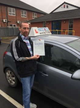 A big congratulations to Darran Vickery, who has passed his driving test today at Newcastle Driving Test Centre, on his First attempt and with just 5 driver faults.<br />
Well done Darran- safe driving from all at Craig Polles Instructor Training and Driving School. 🙂🚗<br />
Instructor-Andy Crompton