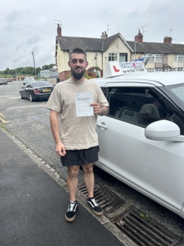 A big congratulations to David Wilshaw.🥳 <br />
David passed his driving test today at Cobridge Driving Test Centre. First attempt and with just 4 driver faults. <br />
Well done David - safe driving from all at Craig Polles Instructor Training and Driving School. 🙂🚗<br />
Driving instructor-Anita Pepper