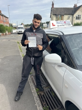 A big congratulations to Chevrolet Cartridge.🥳 <br />
Chevrolet passed his driving test today at Cobridge Driving Test Centre. First attempt and with just 4 driver faults. <br />
Well done Chevrolet  - safe driving from all at Craig Polles Instructor Training and Driving School. 🙂🚗<br />
Driving instructor-Anita Pepper