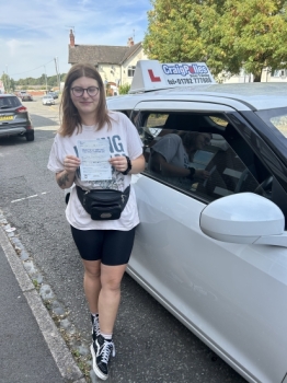 A big congratulations to Sian Tyler.🥳 <br />
Sian passed her driving test today at Cobridge Driving Test Centre, with 7 driver faults. <br />
Well done Sian-safe driving from all at Craig Polles Instructor Training and Driving School. 🙂🚗<br />
Driving instructor-Anita Pepper