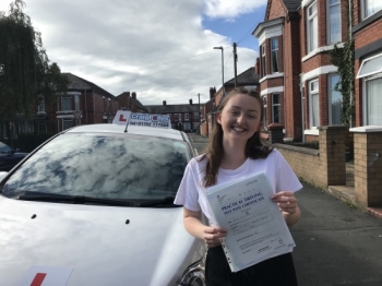 A big congratulations to Alisha Parker, who has passed her driving test today at Crewe Driving Test Centre.<br />
First attempt and with just 2 driver faults.<br />
Well done Alisha- safe driving from all at Craig Polles Instructor Training and Driving School. 🙂<br />
Instructor-Samsul Islam