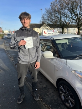 A big congratulations to Ryan Lahey.🥳<br />
Ryan passed his driving test today at Cobridge Driving Test Centre, with just 3 driver faults.<br />
Well done Ryan safe driving from all at Craig Polles Instructor Training and Driving School. 🙂🚗<br />
Driving instructor-Anita Pepper