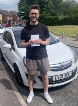 A big congratulations to Michal Malewicz.🥳<br />
Michal passed his driving test today, at Cobridge Driving Test Centre. At his first attempt and with just 3 driver faults.<br />
Well done Michal safe driving from all at Craig Polles Instructor Training and Driving School. 🙂🚗<br />
Driving instructor-Anita Pepper