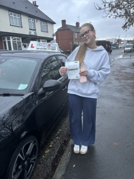 A big congratulations to Maise Kelly.🥳<br />
Maise passed her driving test today at Cobridge Driving Test Centre. First attempt and with just 2 driver faults.<br />
Well done Maise safe driving from all at Craig Polles Instructor Training and Driving School. 🙂🚗<br />
Driving instructor-Anita Pepper