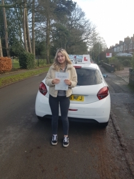 A big congratulations to Emma Baker, who has passed her driving test today at Crewe Driving Test Centre, with just 4 driver faults.<br />
Well done Emma- safe driving from all at Craig Polles Instructor Training and Driving School. 🙂🚗<br />
Instructor-Dave Wilshaw