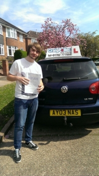 A big congratulations to Jack Parry for passing his driving test today First time and with just 4 driver faults <br />
<br />
Well done Jack - safe driving