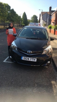 A big congratulations to Janis Hanif, who has passed her driving test today at Cobridge Driving Test Centre, with just 4 driver faults.<br />
Well done Janis- safe driving from all at Craig Polles Instructor Training and Driving School. 🙂<br />
Instructor-Saiqa Nawaz