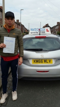 A big congratulations to Jay Steele Jay passed his<br />
<br />
driving test today at Cobridge Driving Test Centre with just 3 driver faults <br />
<br />
Well done Jay - safe driving from all at Craig Polles Instructor Training and Driving School 🚗😃