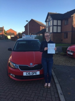 A big congratulations to Jennifer Proudlove for passing her driving test today First time and with just 1 driver fault <br />
<br />
Well done Jennifer - safe driving 🚗