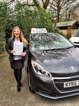 A big congratulations to Jenny Evans for passing her driving test today First time and with just 3 driver faults <br />
<br />
Well done Jenny - safe driving