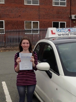 A big congratulations to Jodie Yearsley for passing her driving test First time and with just 4 driver faults <br />
<br />
Well done Jodie - safe driving