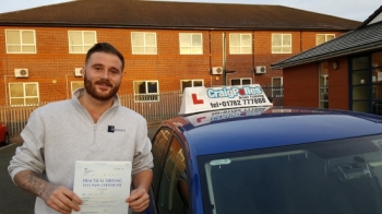 A big well done to Jordan Condliffe for passing his driving test today 😃<br />
<br />
Jordan came to us after failing his driving tests 7 years ago with another driving school Today he passed his driving test with a super drive and just 5 driver faults <br />
<br />
Safe driving Jordan