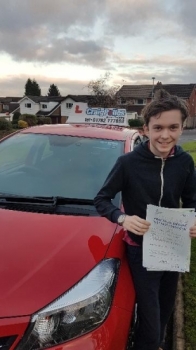 A big congratulations to Josef Billington, who has passed his driving test today at Newcastle Driving Test Centre, at his First attempt and with just 6 driver faults.<br />
<br />
Well done Josef - safe driving from all at Craig Polles Instructor Training and Driving School. 🚗:)