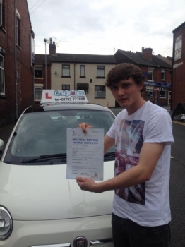 Well done to Josh Melon Clarke for passing his driving test First attempt - safe driving Josh