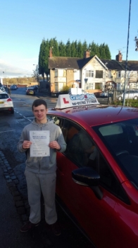 A big congratulations to Josh Pugh for passing his driving test today First time and with just 3 driver faults <br />
<br />
Well done Josh - safe driving