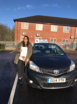 A big congratulations to Kainat Basheer, who has passed her driving test today at Newcastle Driving Test Centre, at her First attempt and with just 1 driver fault.<br />
<br />
Well done Kainat- safe driving from all at Craig Polles Instructor Training and Driving School. 🚗😀