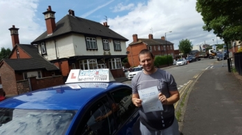 A big congratulations to Karl Morley Karl passed his driving test today at Cobridge Driving Test Centre first time and with just 5 driver faults <br />
<br />
Well done Karl - safe driving from all at Craig Polles instructor training and driving school 🚗😀