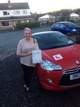 A huge well done Kerry for passing your driving test today with our Instructor Steve First time with zero driving faults Congratulations Kerry - Safe driving