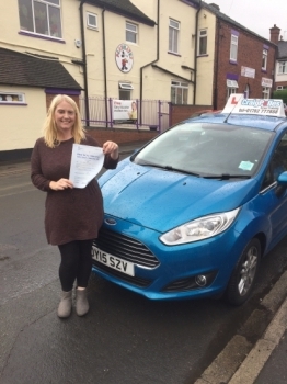 A big congratulations to Kirsty Yoxall for passing her driving test today First time and with just 1 driver fault <br />
<br />
Well done Kirsty - safe driving