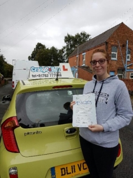 A big congratulations to Kurstie Burgess for passing her manual driving test today First time and with 0 driver faults <br />
<br />
Well done Kurstie - safe driving