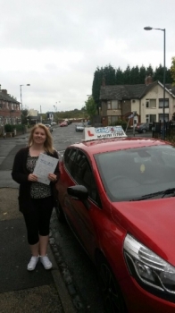 Congratulations to Laura Whittaker for passing her driving test today First time and with just 3 driver faults Well done Laura - safe driving 