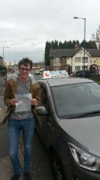 Congratulations to Lee Keeling for passing his driving test today First attempt and with just 7 driver faults well done Lee and not forgetting your instructor Greg - Safe driving 
