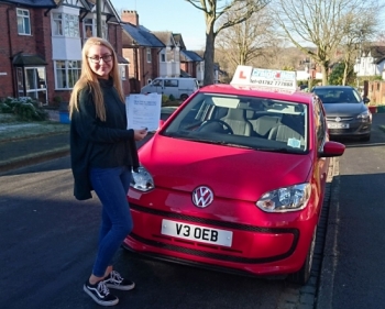 A big congratulations to Libby Dean, who has passed her driving test today at Newcastle Driving Test Centre, at her First attempt and with just 4 driver faults.<br />
<br />
Well done Libby - safe driving from all at Craig Polles Instructor Training and Driving School. 🚗😀