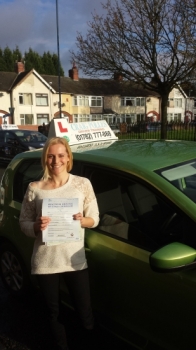 A big congratulations to Lisa Lucyk for passing her driving test this morning First attempt and with just 3 driver faults A great drive Lisa - safe driving
