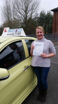 Congratulations to Liz Poole for passing her driving test <br />
<br />
A great drive with just 3 driver faults Safe driving Liz