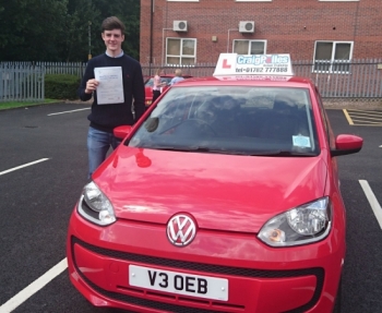 A big congratulations to Luke Fenwick Luke passed his driving test today at Newcastle Driving Test Centre with just 2 driver faults<br />
<br />
Well done Luke - safe driving from all at Craig Polles instructor training and driving school 🚗😀