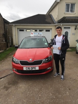 A big congratulations to Luke Harbridge Luke passed his<br />
<br />
driving test today at Cobridge Driving Test Centre with just 5 driver faults <br />
<br />
Well done Luke - safe driving from all at Craig Polles Instructor Training and Driving School 🚗😃