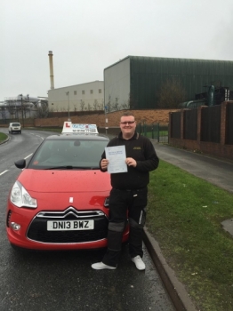 A big congratulations to Marc Boote for passing his driving test today with just 3 driver faults <br />
<br />
Well done Marc - safe driving