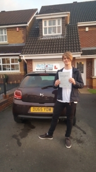 A big congratulations to Max Clark, who has passed his driving test today at Cobridge Driving Test Centre, at his First attempt and with just 7 driver faults.<br />
<br />
Well done Max - safe driving from all at Craig Polles Instructor Training and Driving School.🚗😀