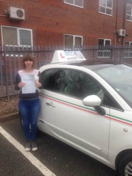 A big congratulations to Megan Smith for passing her driving test yesterday First attempt and with just 2 driver faults A great drive Megan - safe driving 