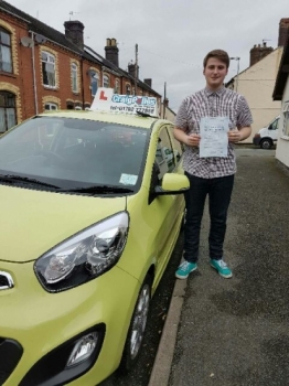 A big congratulations to Miles Cleverley Miles passed his<br />
<br />
driving test today at Newcastle Driving Test Centre with just 3 driver faults <br />
<br />
Well done Miles - safe driving from all at Craig Polles Instructor Training and Driving School 🚗😃