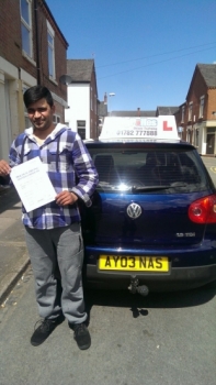 Congratulations to Muhammad Irfan for passing his driving test today A great drive with just 2 driver faults Well done Muhammad - safe driving