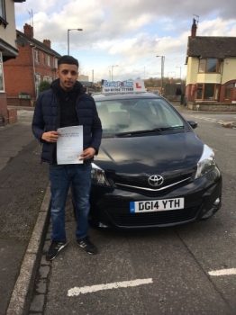 A big congratulations to Nahman Ulhauque, who has passed his driving test at Cobridge Driving Test Centre, with 6 driver faults.<br />
<br />
Well done Nahman - safe driving from all at Craig Polles Instructor Training and Driving School. 🚗😀- Instructor Saiqa Nawaz