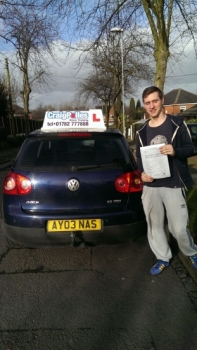 A big congratulations to Nathan Baggaley for passing his driving test today First time and with just 2 driver faults <br />
<br />
Well done Nathan - safe driving