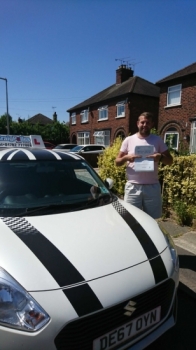 A big congratulations to Nathan Guildford, who has passed his driving test today at Crewe Driving Test Centre.<br />
First attempt and with just 4 driver faults.<br />
Well done Nathan- safe driving from all at Craig Polles Instructor Training and Driving School. 🙂<br />
Instructor-John Breeze